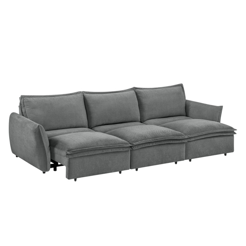 Eaden - Power Sofa With Sleeper - Gray by HouseOfZazla