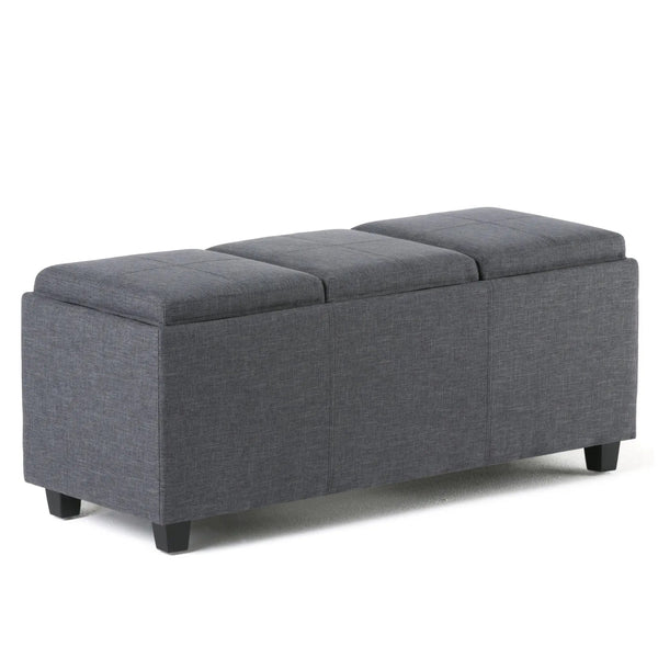 Avalon - Upholstered Storage Ottoman, photo 2 of 74