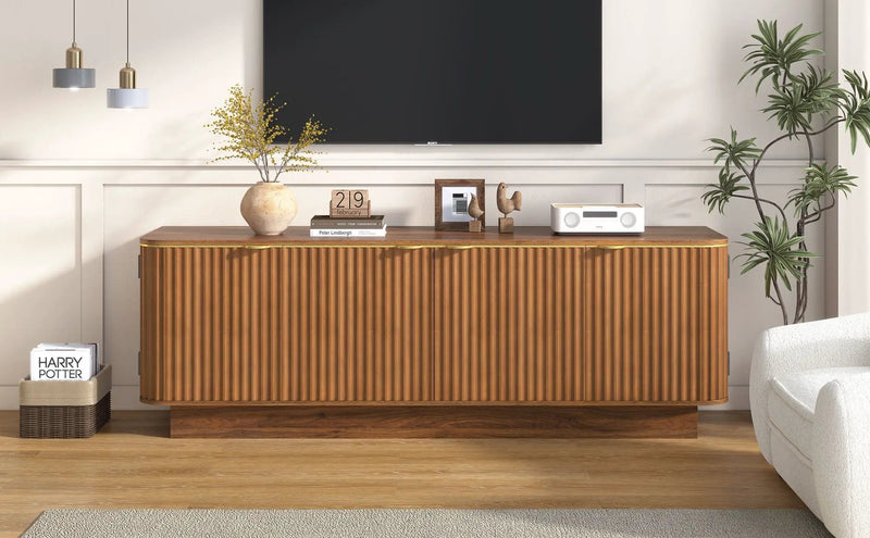 Vibe Haus Mid-Century Modern TV Stand for 70 Inch TV by HouseOfZazla