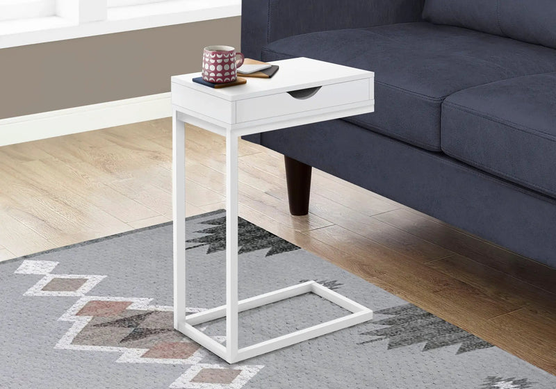 Accent Table, C - Shaped Contemporary Elegant Design by HouseOfZazla
