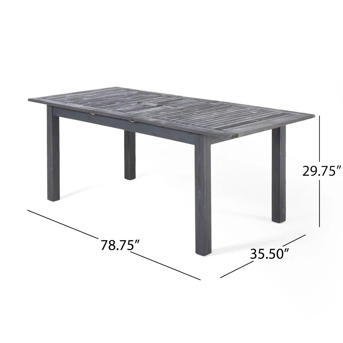 Outdoor Expandable Dining Table With Square Legs by HouseOfZazla