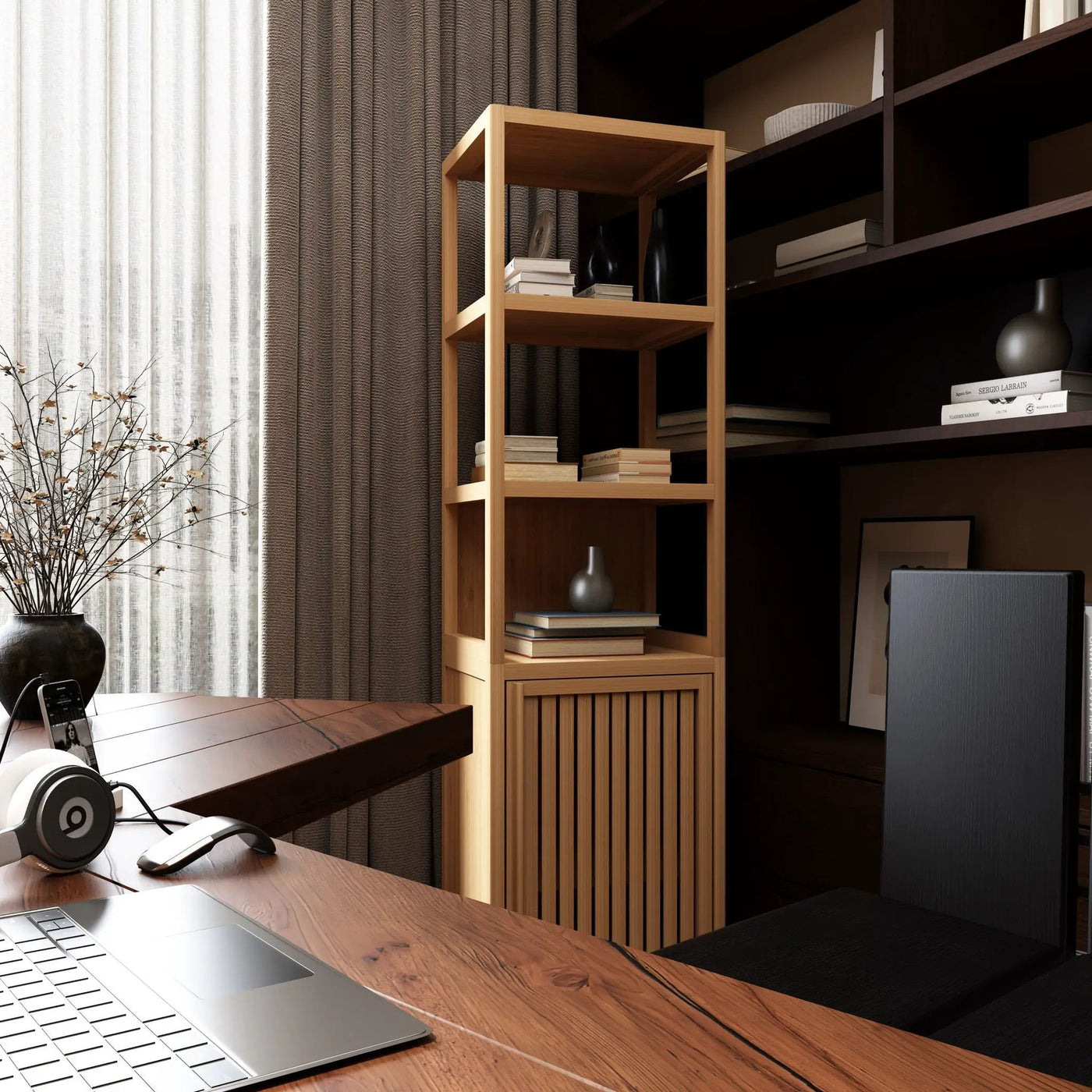 Storage Cabinet With Tall Tower, Multifunctional For Bathroom by HouseOfZazla