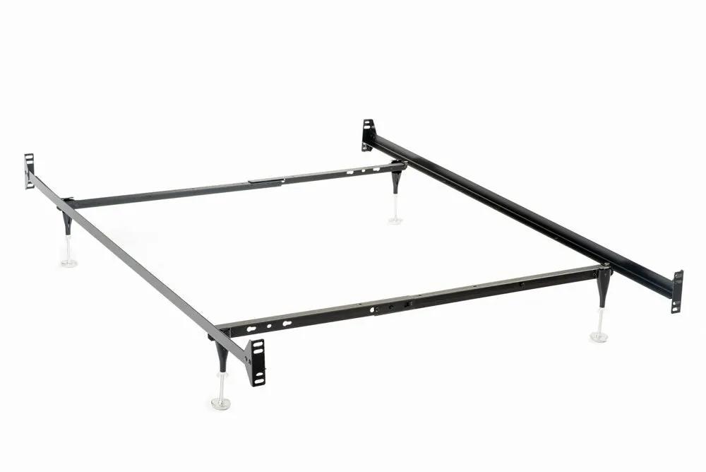 Esme Twin or Full Bed Frame Black (Headboard & Footboard) by Unique Piece Furniture