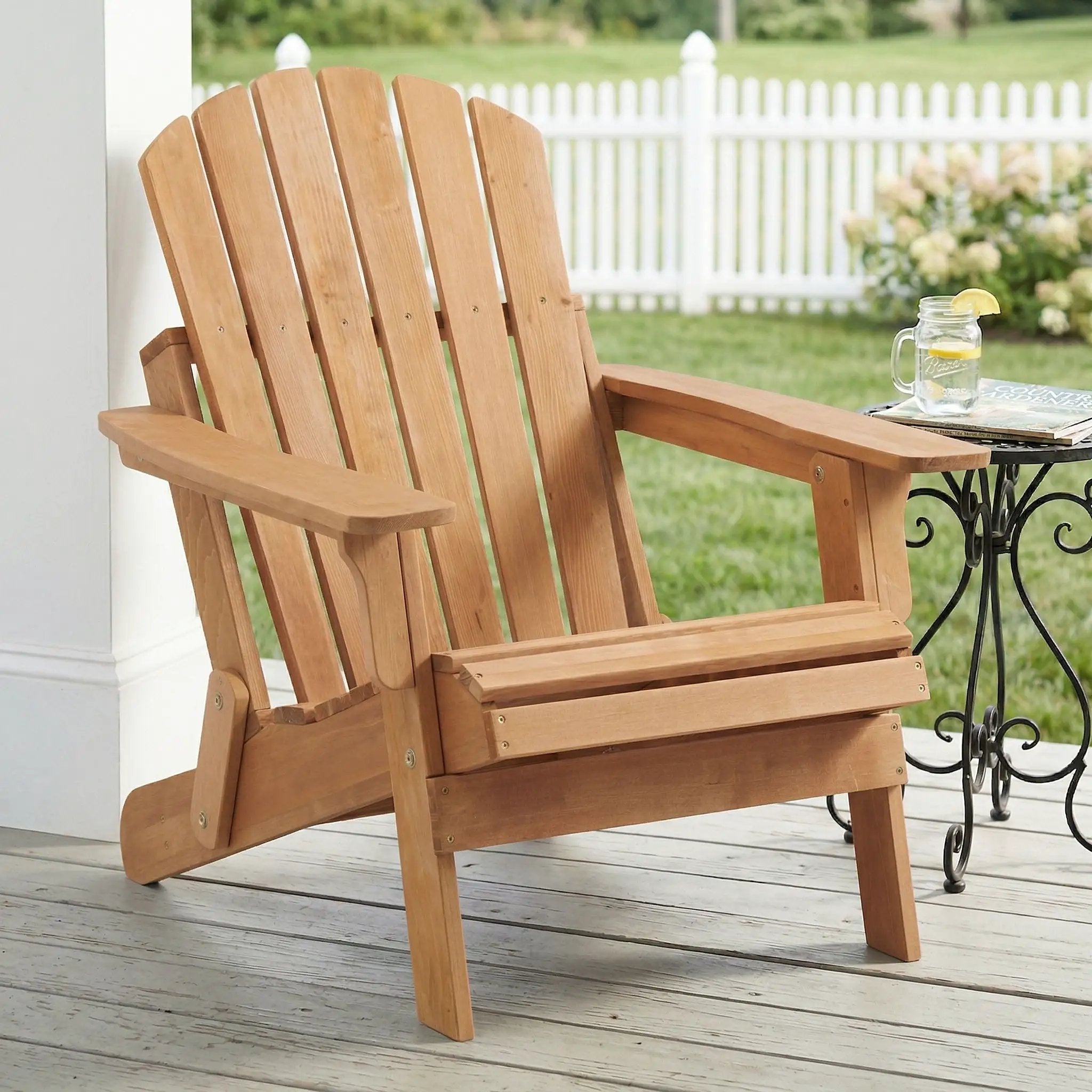 Oversize Outdoor Folding Adirondack Chair, Patio Chair For Garden by Unique Piece Furniture