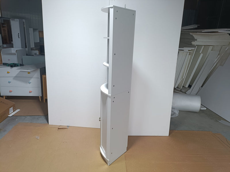 67" Tall Corner Cabinet with 2 Doors and Adjustable Shelves by HouseOfZazla