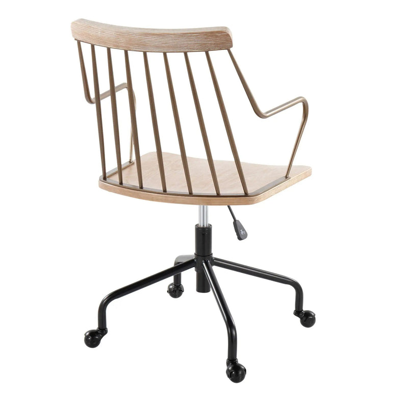 Preston - Farmhouse Adjustable Office Chair by HouseOfZazla