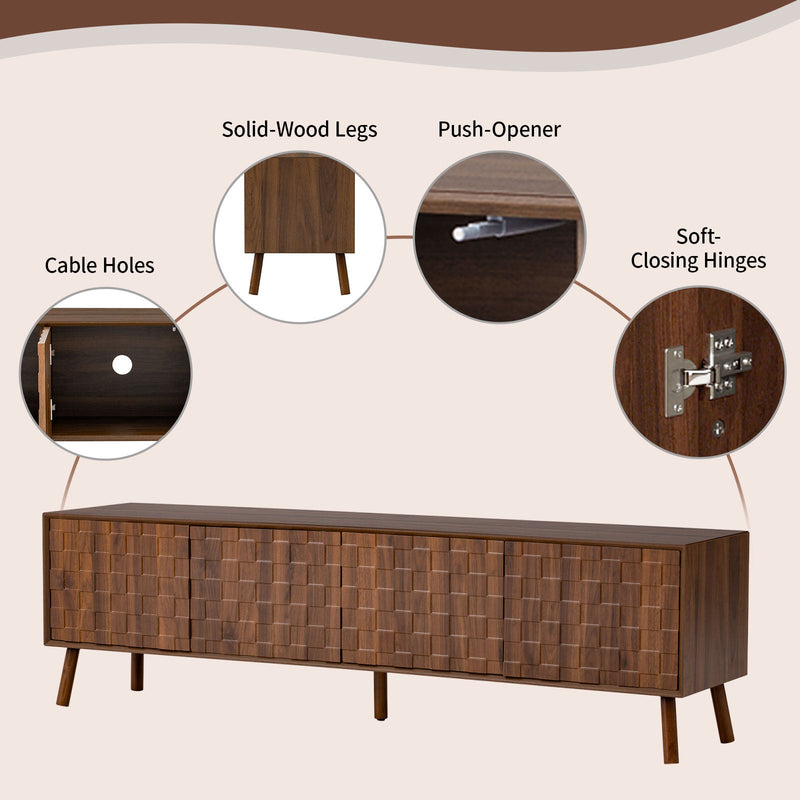 70 Inch Modern TV Stand for TVs Up to 80 Inches, photo 5 of 10