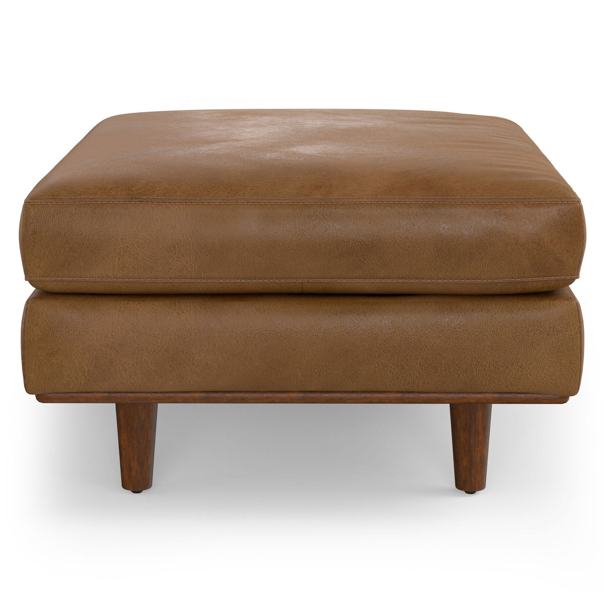 Handcrafted Ottoman with Feather-Filled Cushion - Multiple Colors, photo 24 of 40