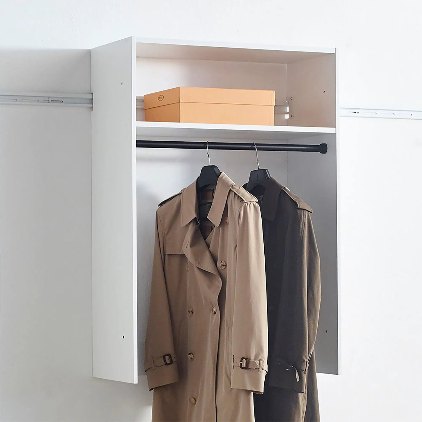 Devi - Wall Mounted Wood Closet System & Modular Design by HouseOfZazla