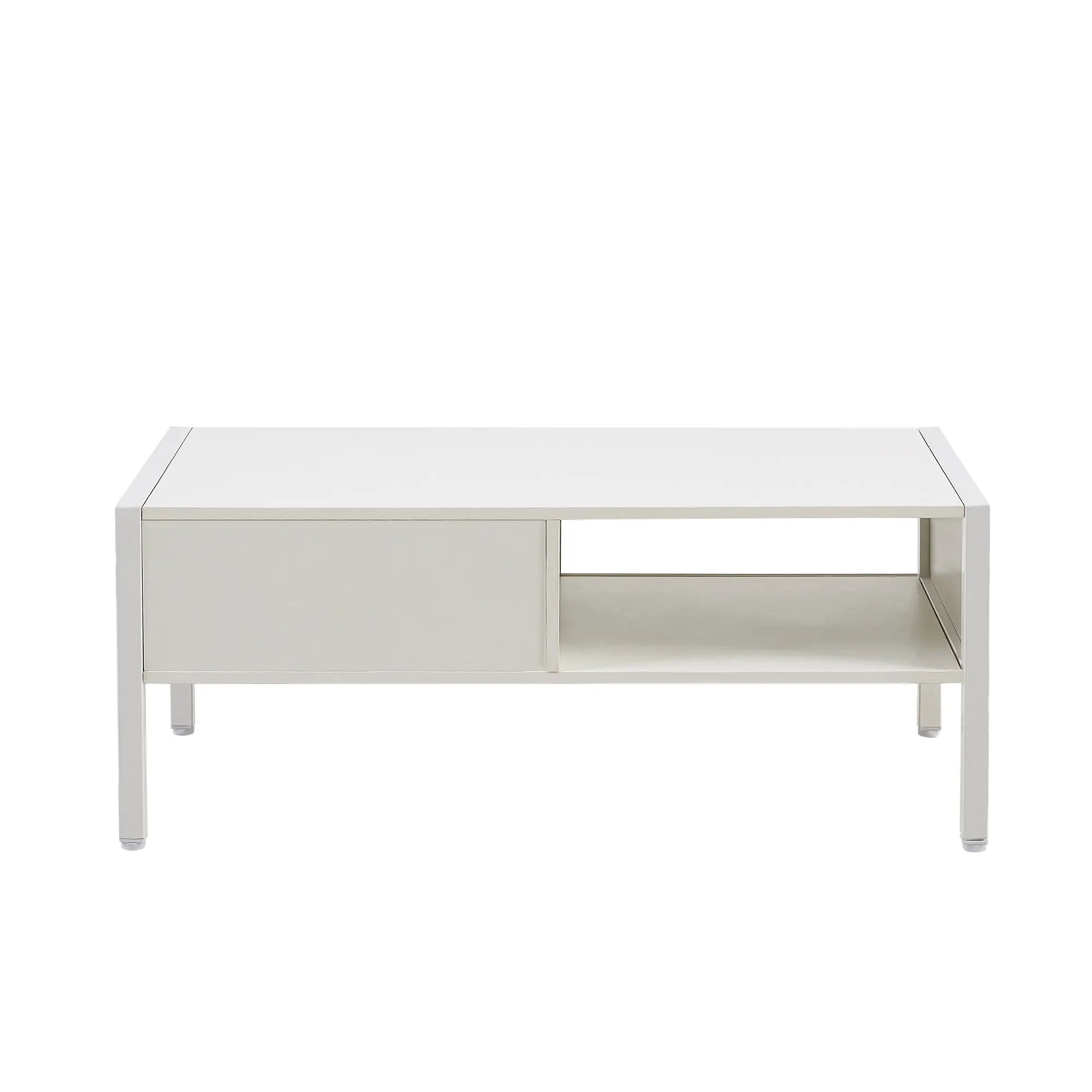 Modern Rattan Coffee Table with Sliding Door by HouseOfZazla