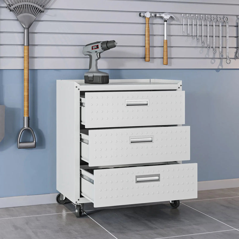 Fortress -3 Drawer Rolling Garage Cabinet by HouseOfZazla