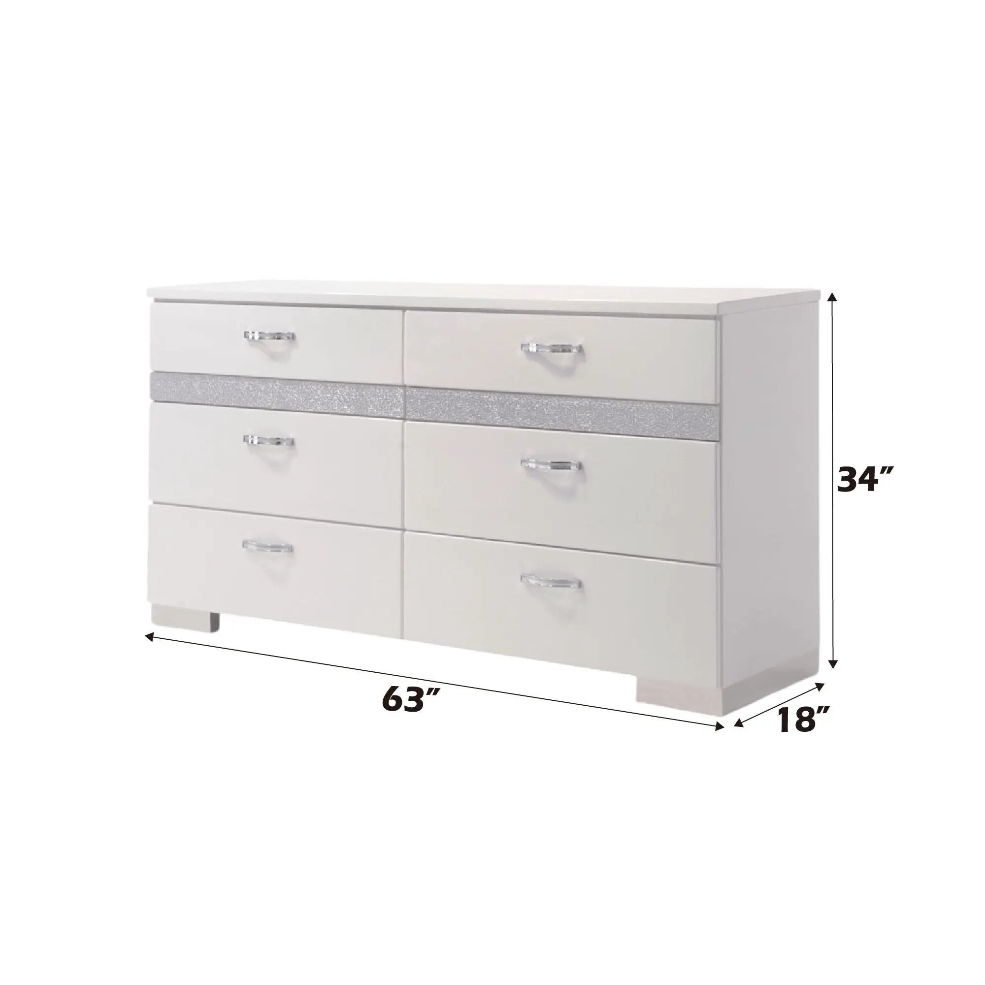 Naima II - Dresser - White by Unique Piece Furniture