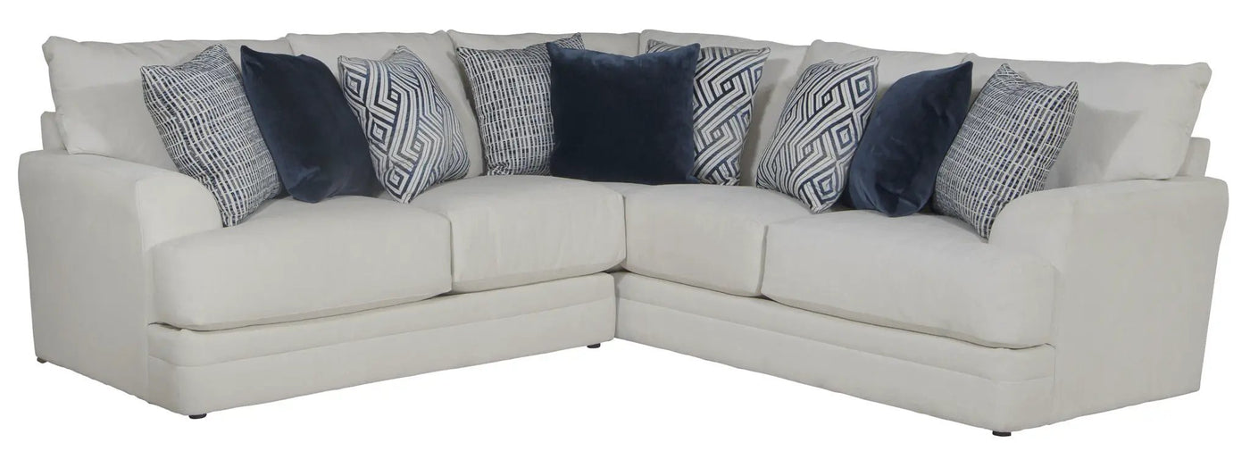 Polaris - Sectional With Comfort Coil Seating And Accent Pillows Included by Unique Piece Furniture