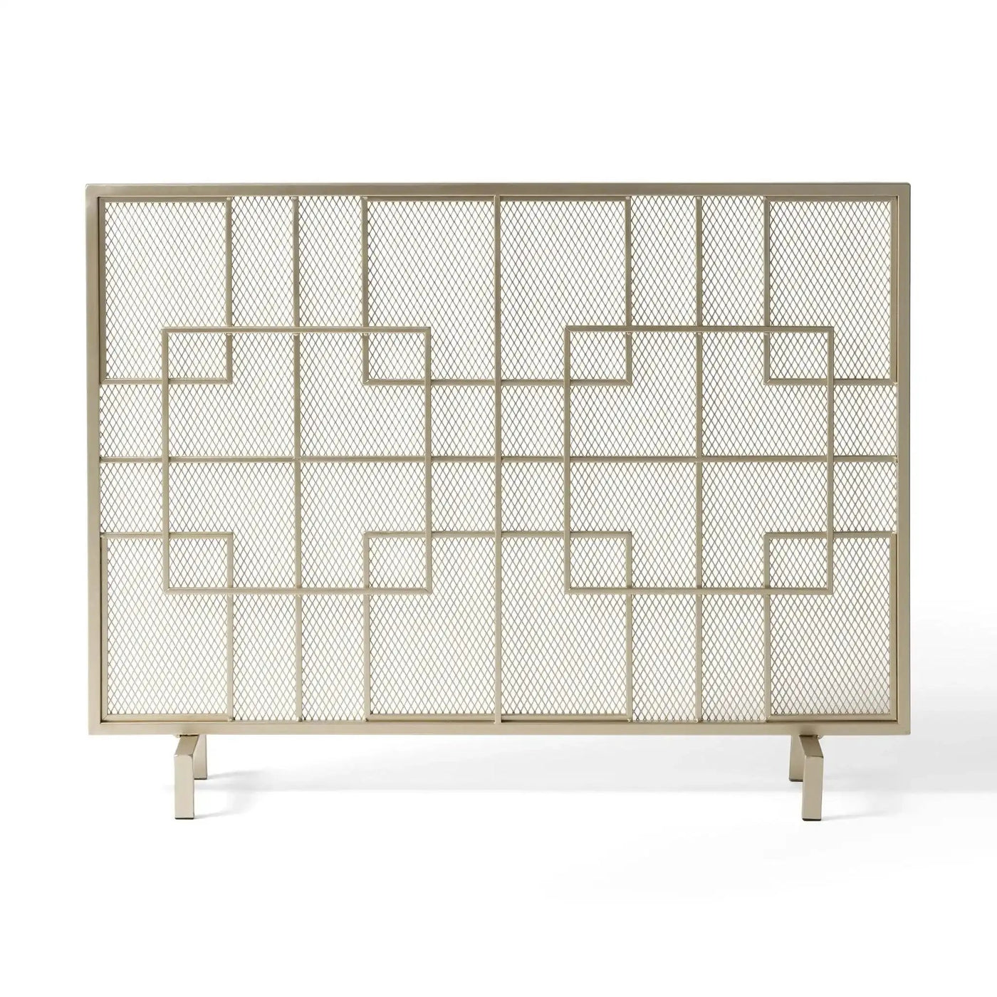 Dorothy Modern Single Panel Iron Fire Screen by HouseOfZazla