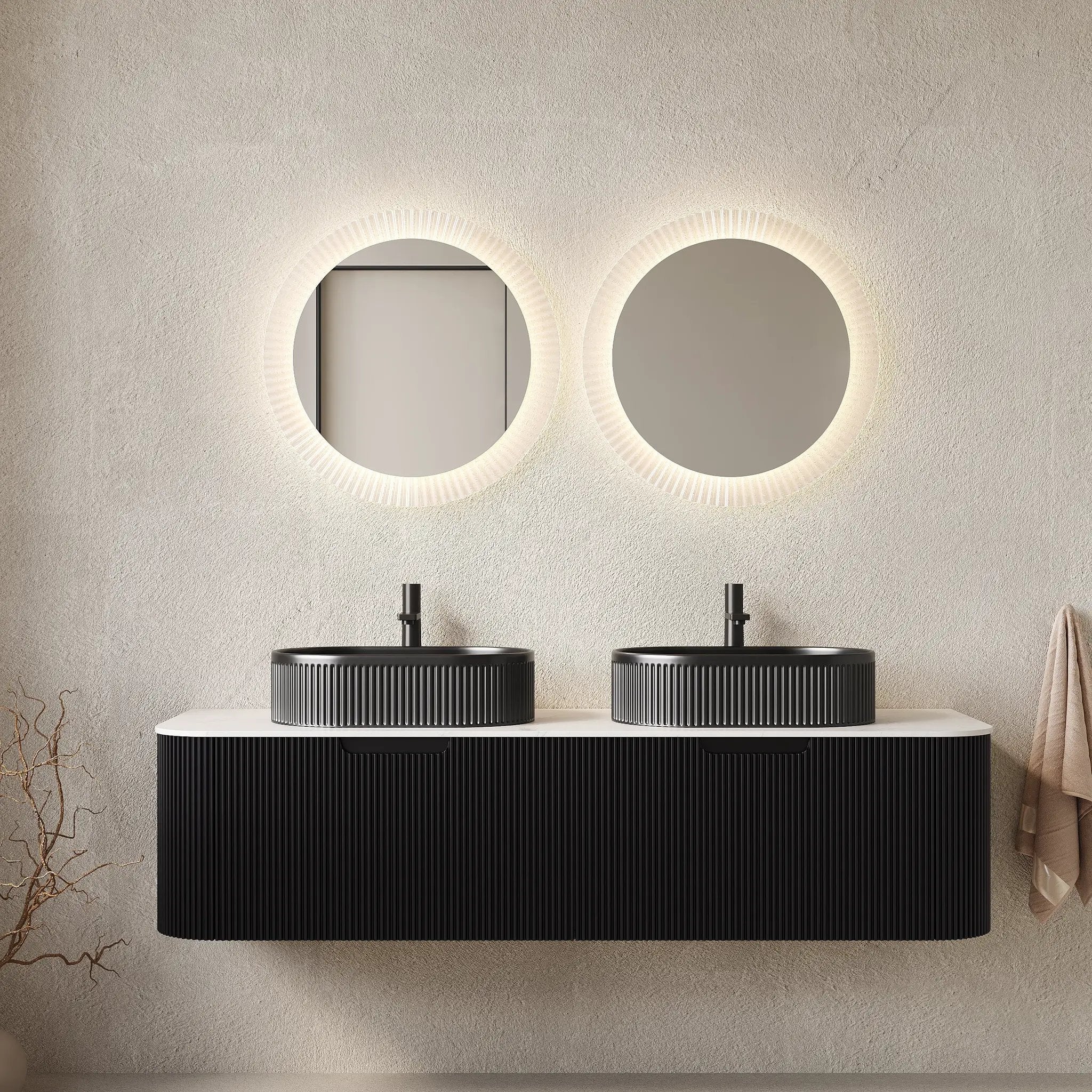 Dina 60" Bathroom Vanity & Sinks by HouseOfZazla