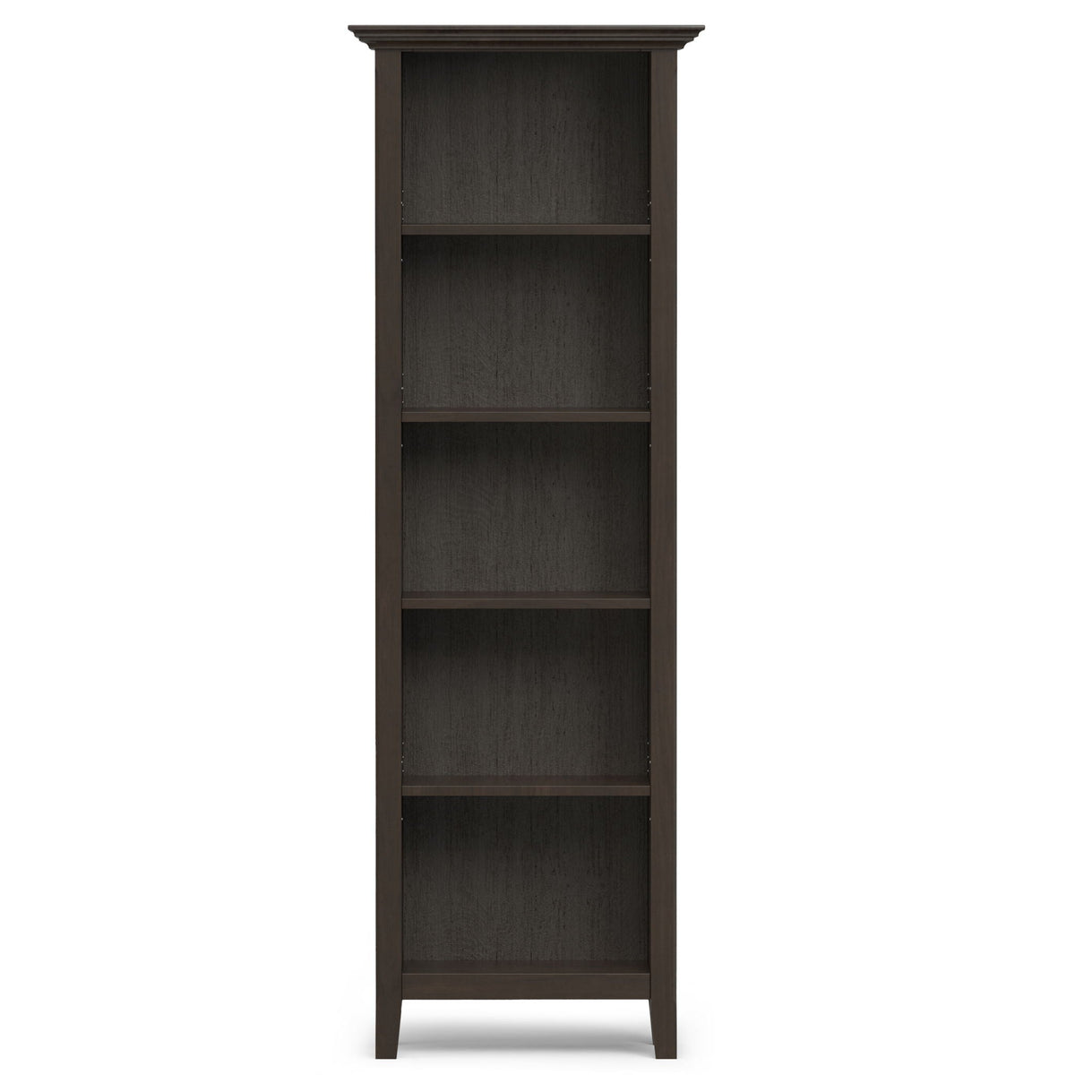 Amherst 5 Shelf Bookcase with Adjustable Shelves - Multiple Colors, photo 31 of 40