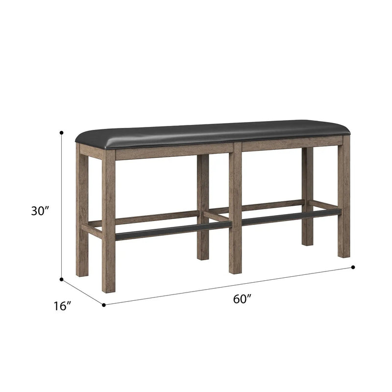 Bar Height Bench - Brown by Unique Piece Furniture