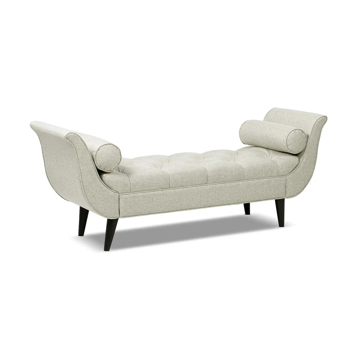 Alma Tufted Flared Arm Entryway Bench by HouseOfZazla