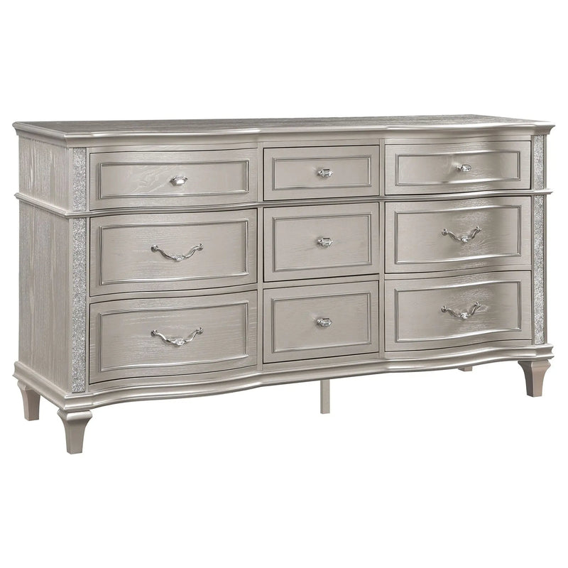 Evangeline 5-piece California King Bedroom Set Silver Oak by Unique Piece Furniture