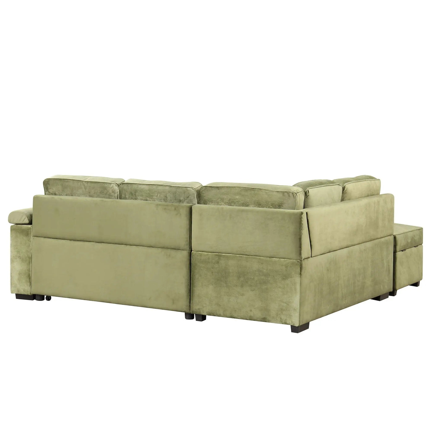 Sleeper Sofa Bed, 2 In 1 Pull Out Sofa Bed L Shape Couch With Storage Ottoman For Living Room, Bedroom Couch And Small Apartment by HouseOfZazla