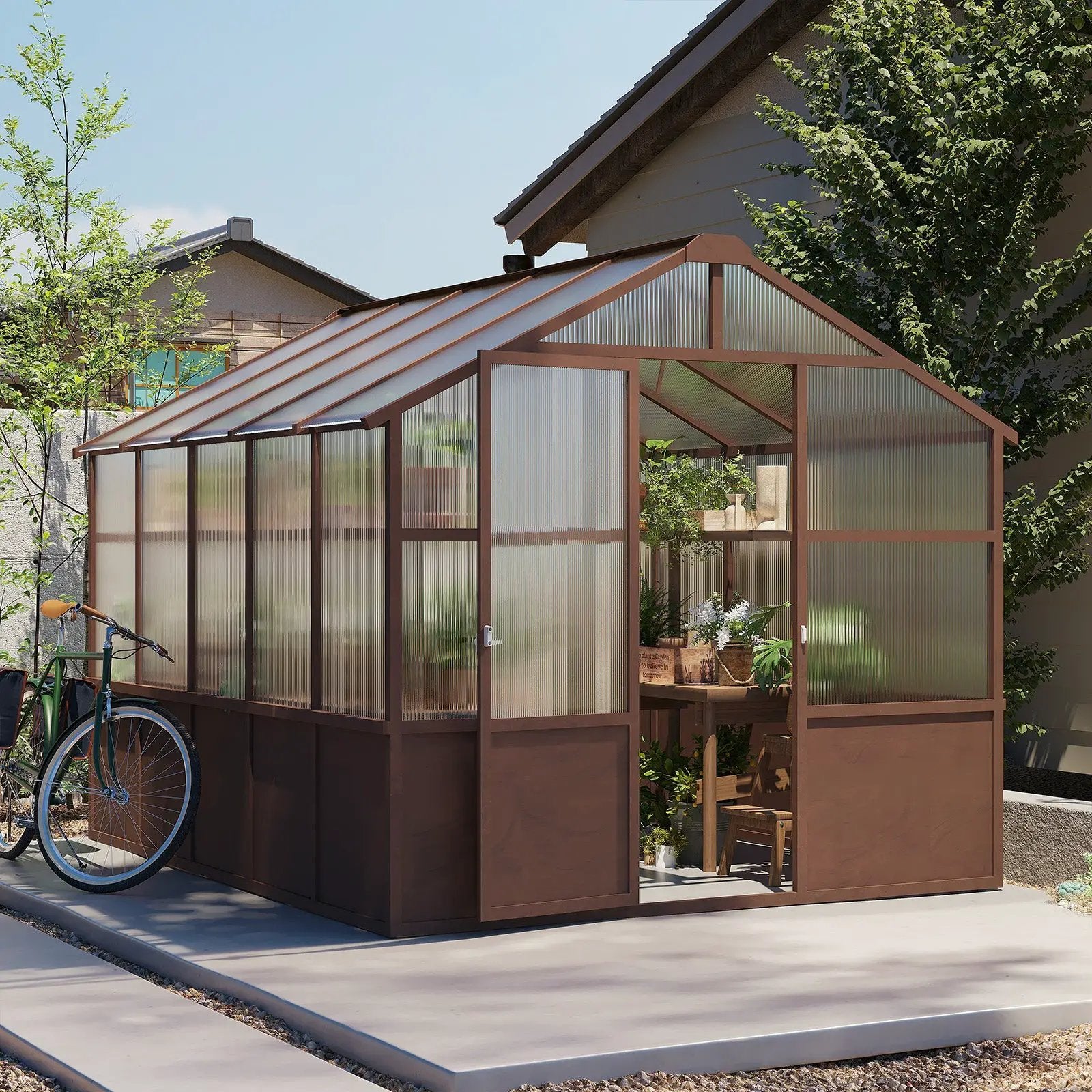 8x10 FT Greenhouse Kit by HouseOfZazla