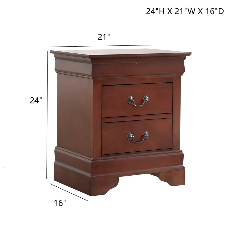 Traditional Style Bedroom Accent Nightstand by HouseOfZazla