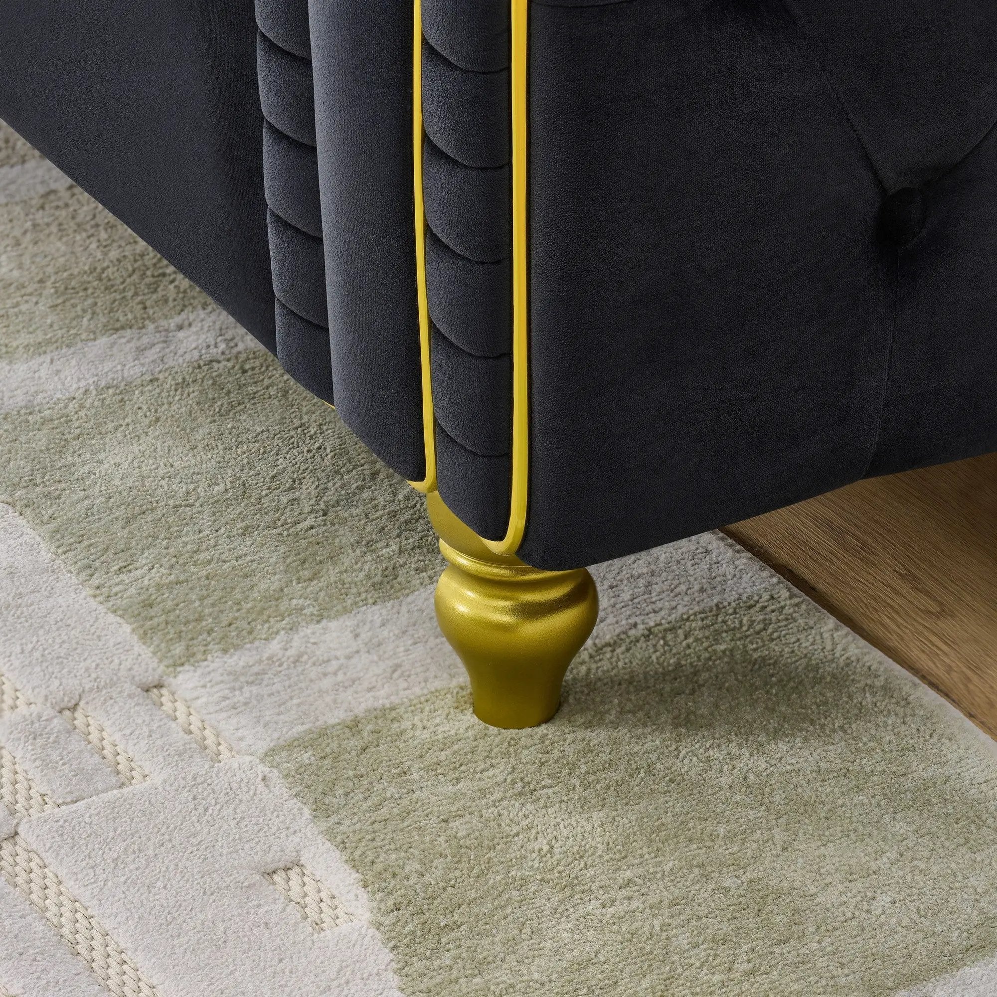 Modern Velvet Loveseat Sofa by HouseOfZazla