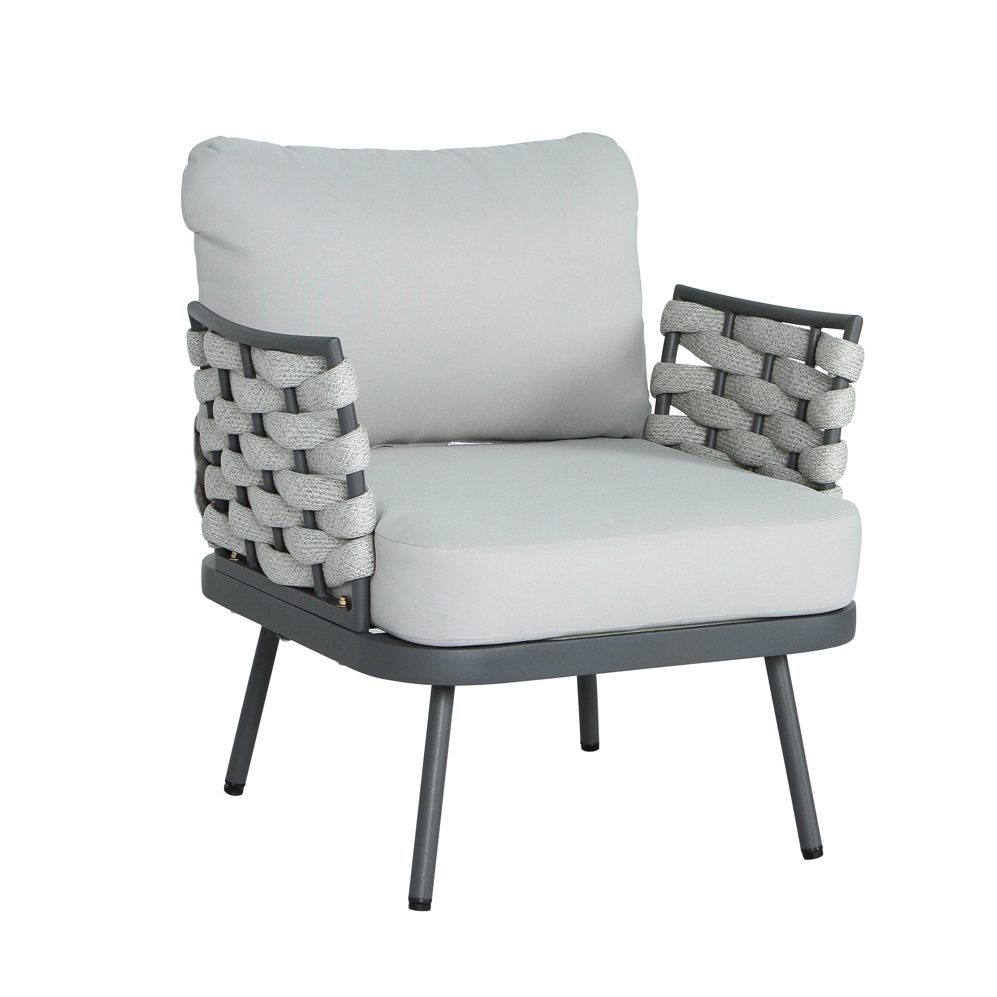 Mariano Steel 4-Pieces Conversation Set by HouseOfZazla