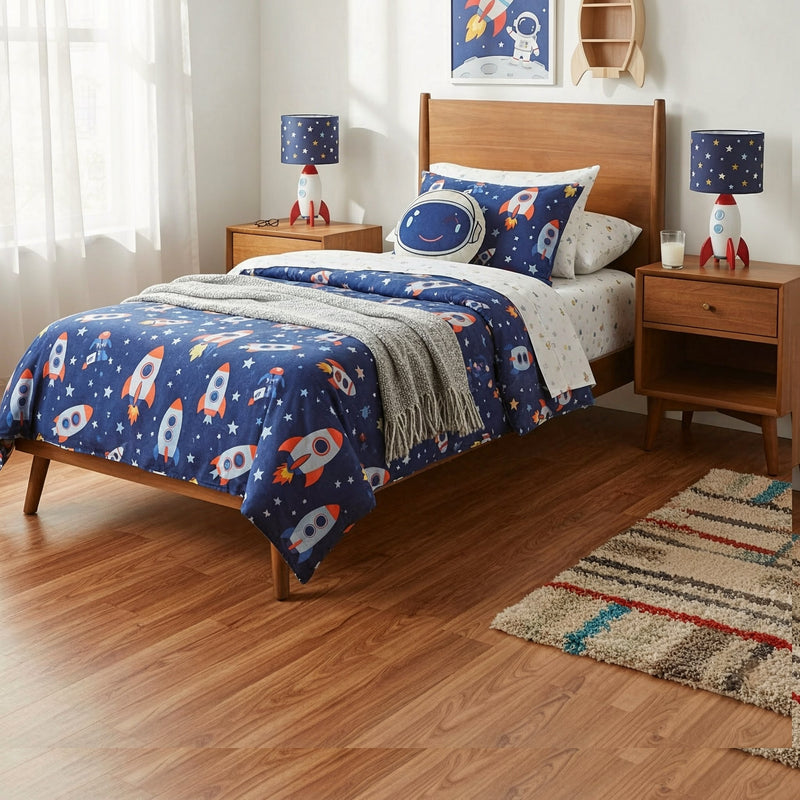 Cohron Solid Wood Platform Bed (Twin Bed) by HouseOfZazla