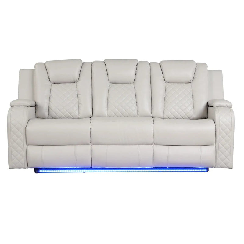 Benz - Power Reclining Sofa With LED Lighting