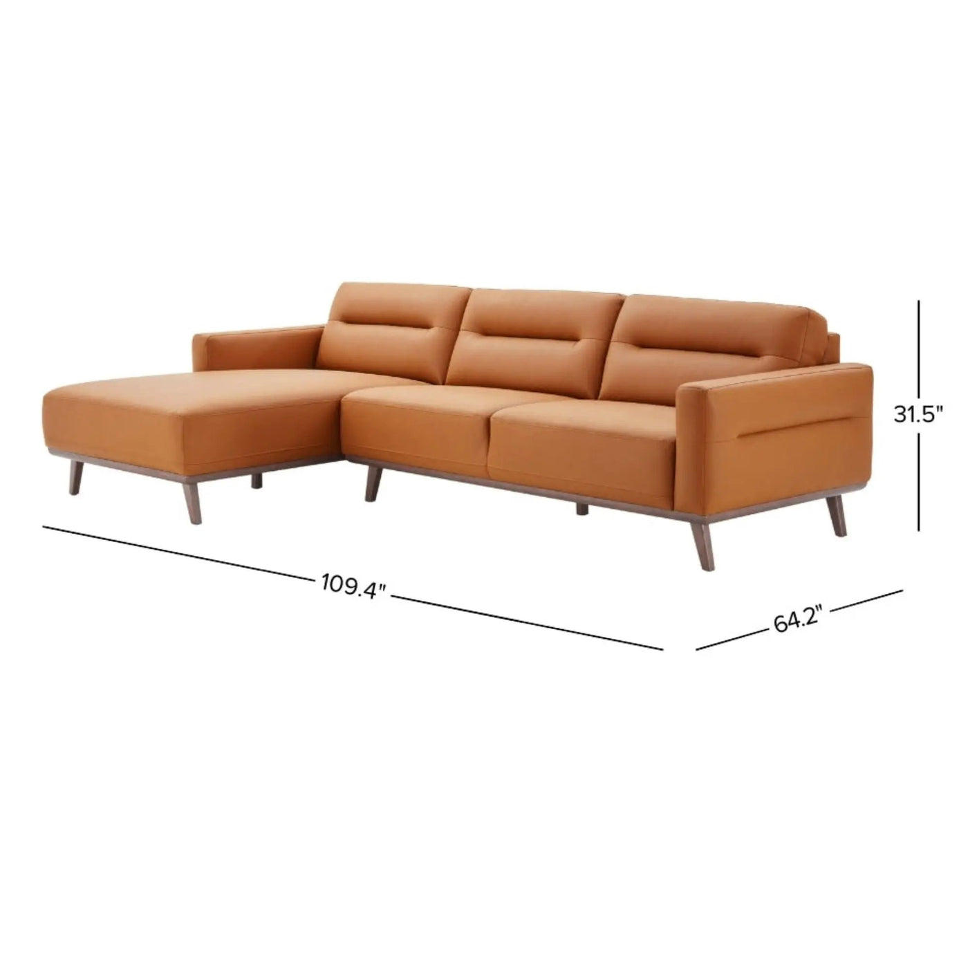 Ella - L-Shaped Sectional Couch by Unique Piece Furniture