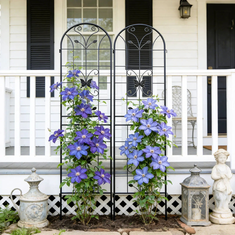 Garden Metal Trellis Rustproof Trellis For Climbing Plants Outdoor Flower Support by Unique Piece Furniture
