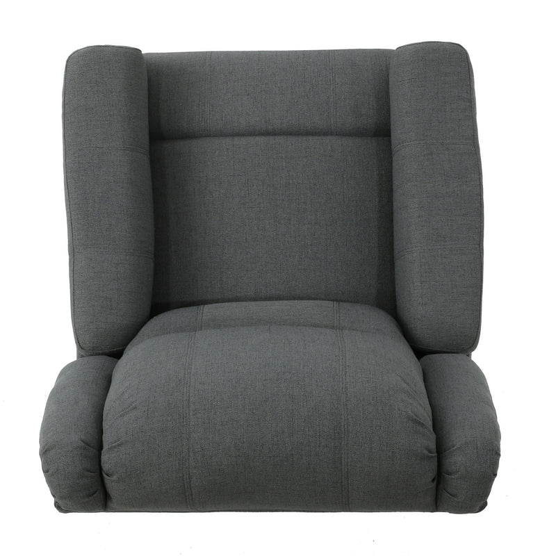 Glider Recliner With Swivel, Manual Reclining Chair by HouseOfZazla