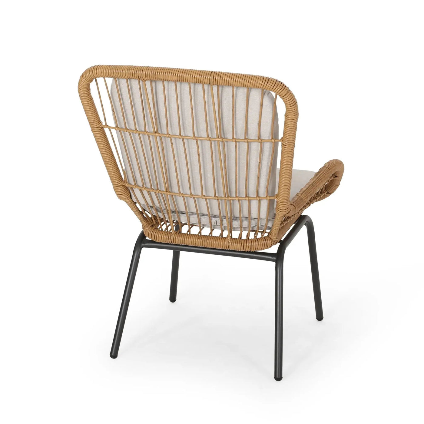 Outdoor Wicker Club Chair With Cushions (Set of 2) by HouseOfZazla