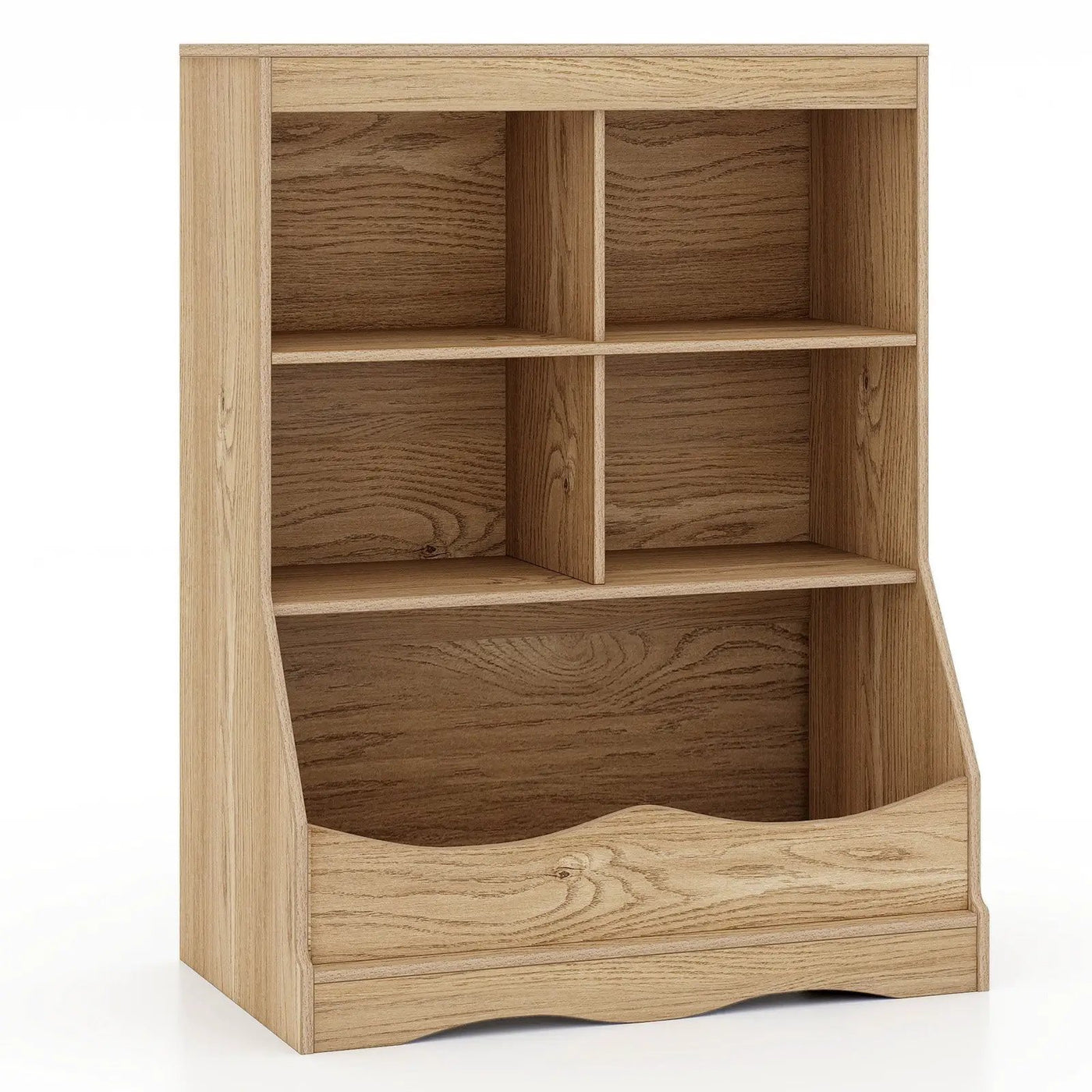 3-Tier Children's Multi-Functional Bookcase Toy Storage Bin Floor Cabinet by DirectDeals