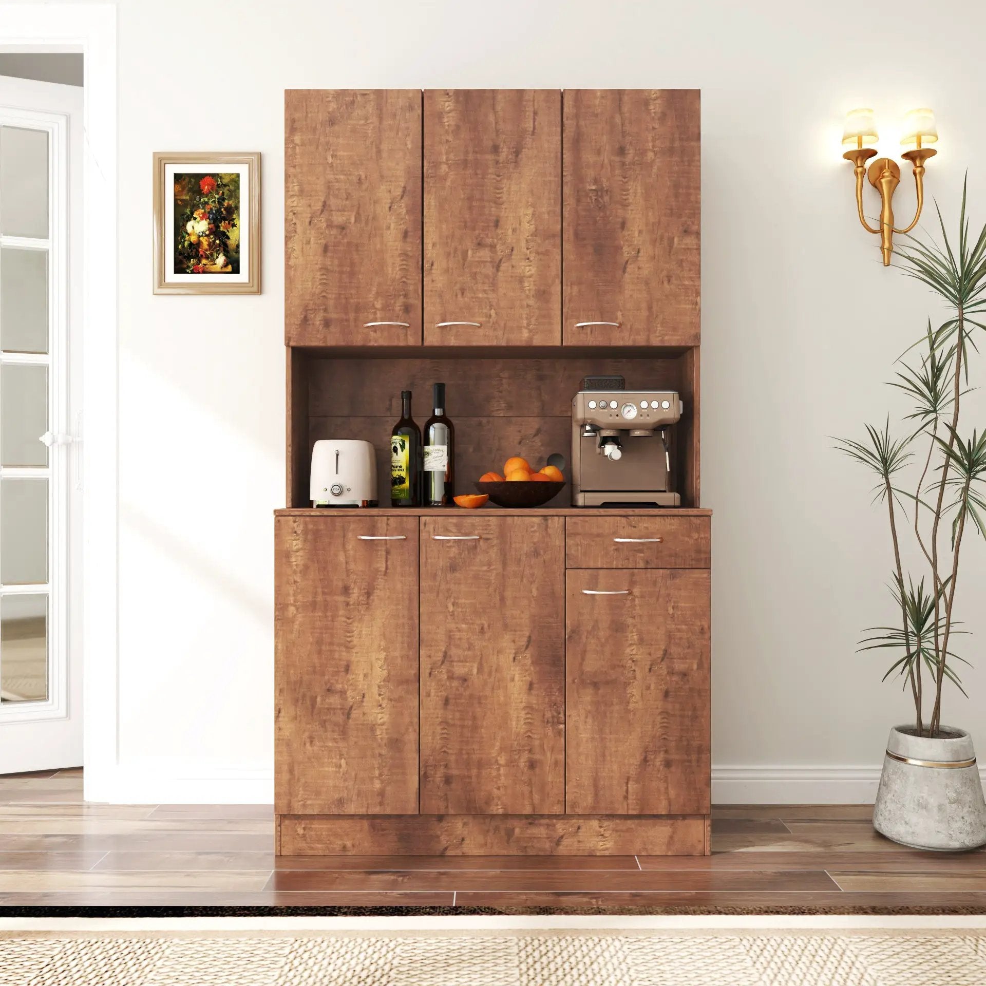 70.87" Tall Wardrobe & Kitchen Cabinet by HouseOfZazla