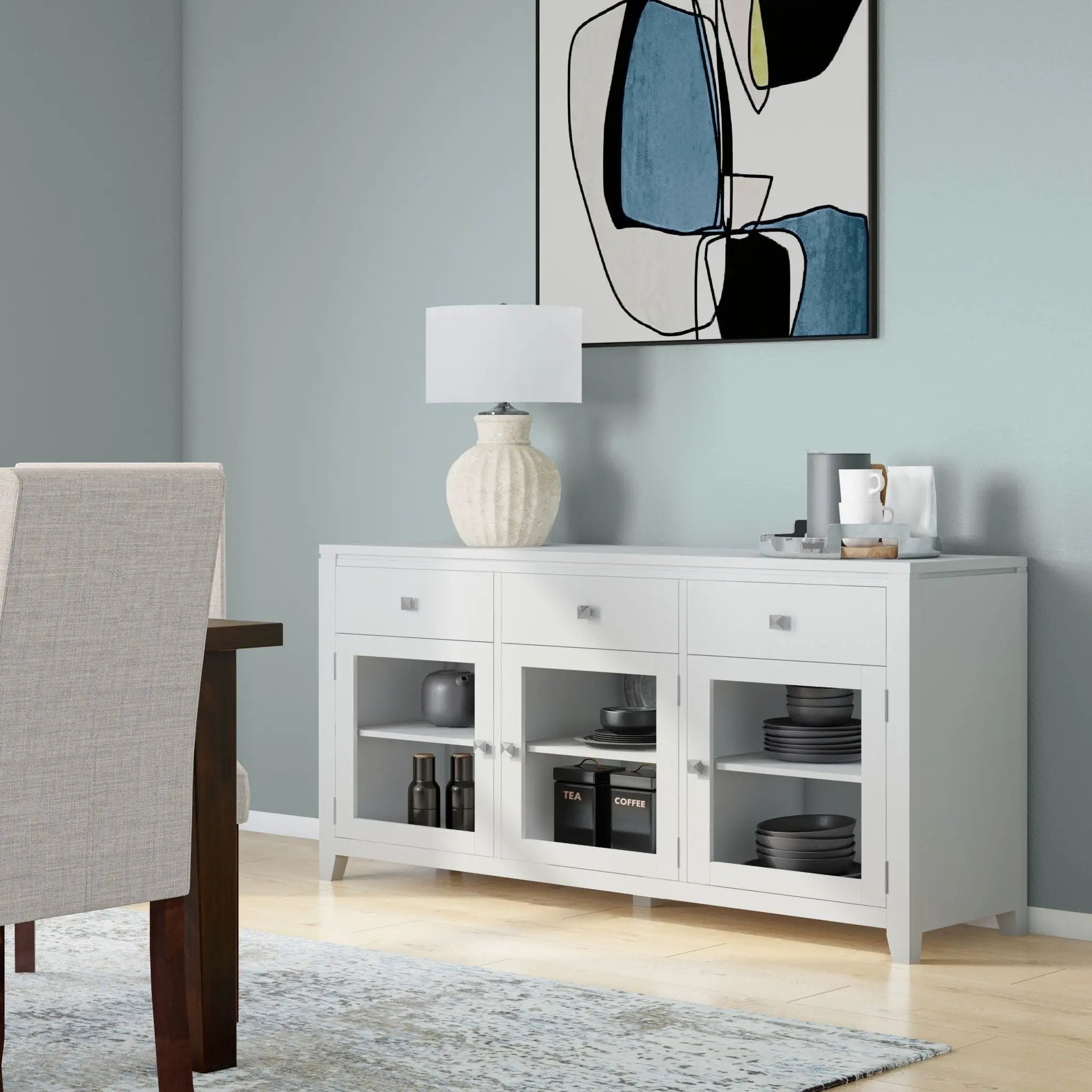 Cosmopolitan - Handcrafted Sideboard Buffet by HouseOfZazla