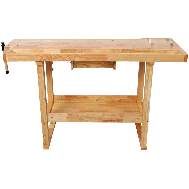 55" Wood Workbench – Heavy Duty with Storage by HouseOfZazla