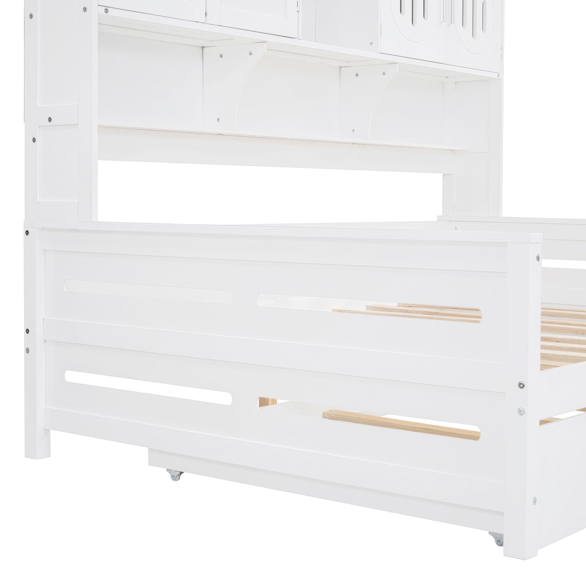 Daybed With All-In-One Cabinet And Shelf by HouseOfZazla