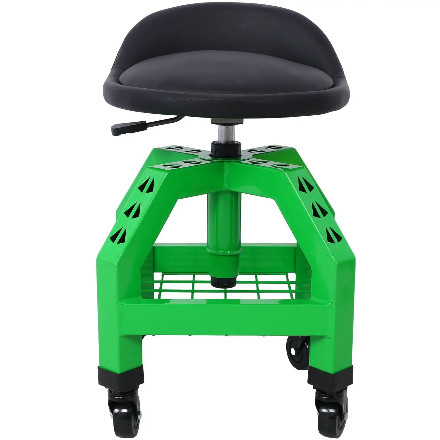 Pneumatic 360 Degree Swivel Stool, Mechanics Rolling Creeper Seat, Heavy Duty Rolling Mechanics Stool, Shop Stool With Casters by HouseOfZazla