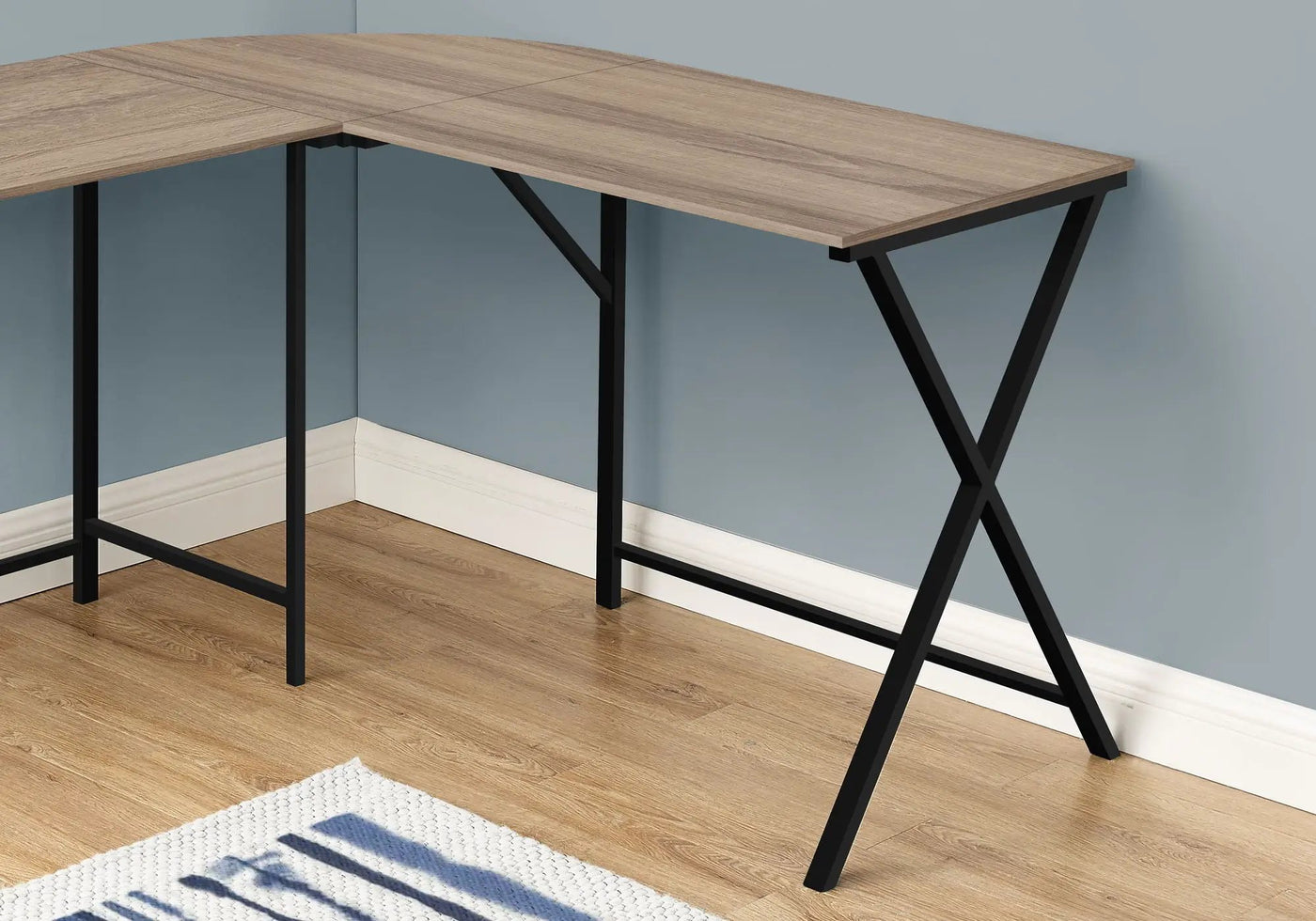 Contemporary L-Shaped Corner Computer Desk by HouseOfZazla