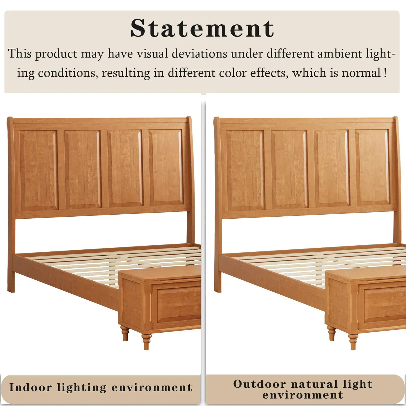 Sleigh Bed Frame With Tall Headboard And Storage Bench by HouseOfZazla