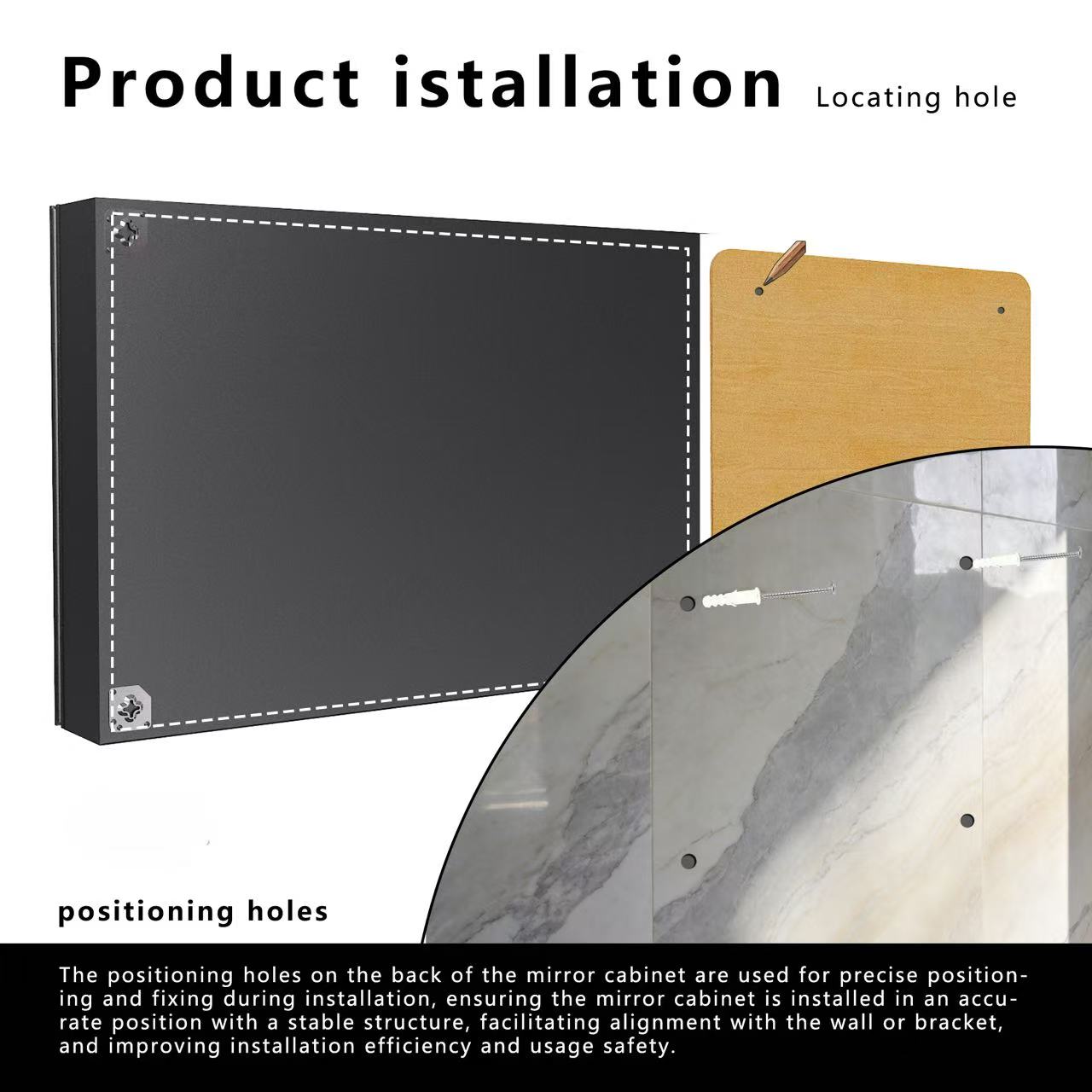 LED Bathroom Medicine Cabinet with Single-Color by HouseOfZazla