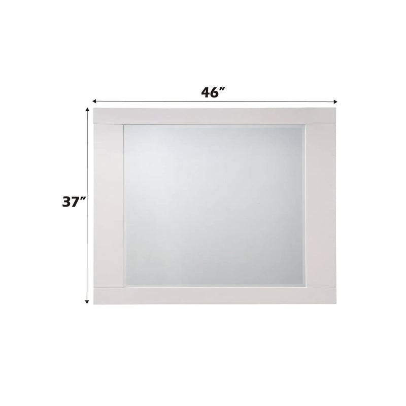Naima II - High Gloss Mirror - White by HouseOfZazla