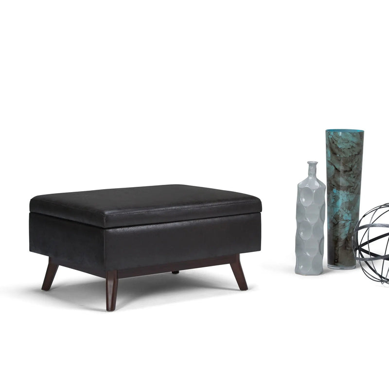 Owen - Upholstered Rectangular Storage Ottoman by HouseOfZazla