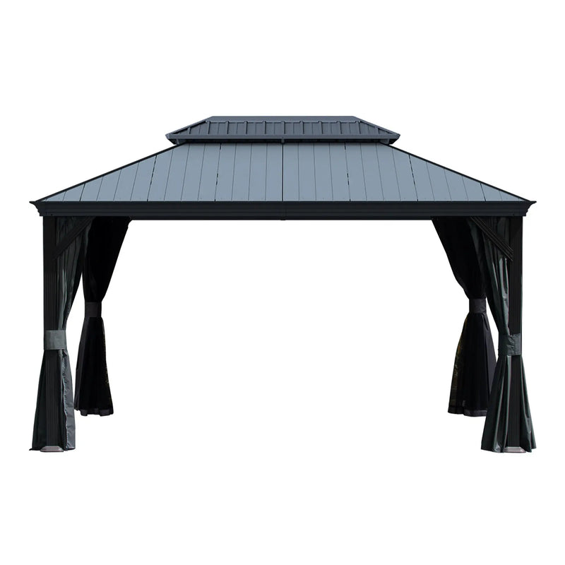 10'x14' Hardtop Gazebo with Resin Roof by HouseOfZazla