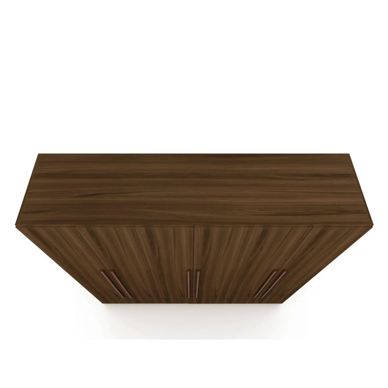 Gramercy - Free Standing Wardrobe Closet With Drawers And Shelves by HouseOfZazla