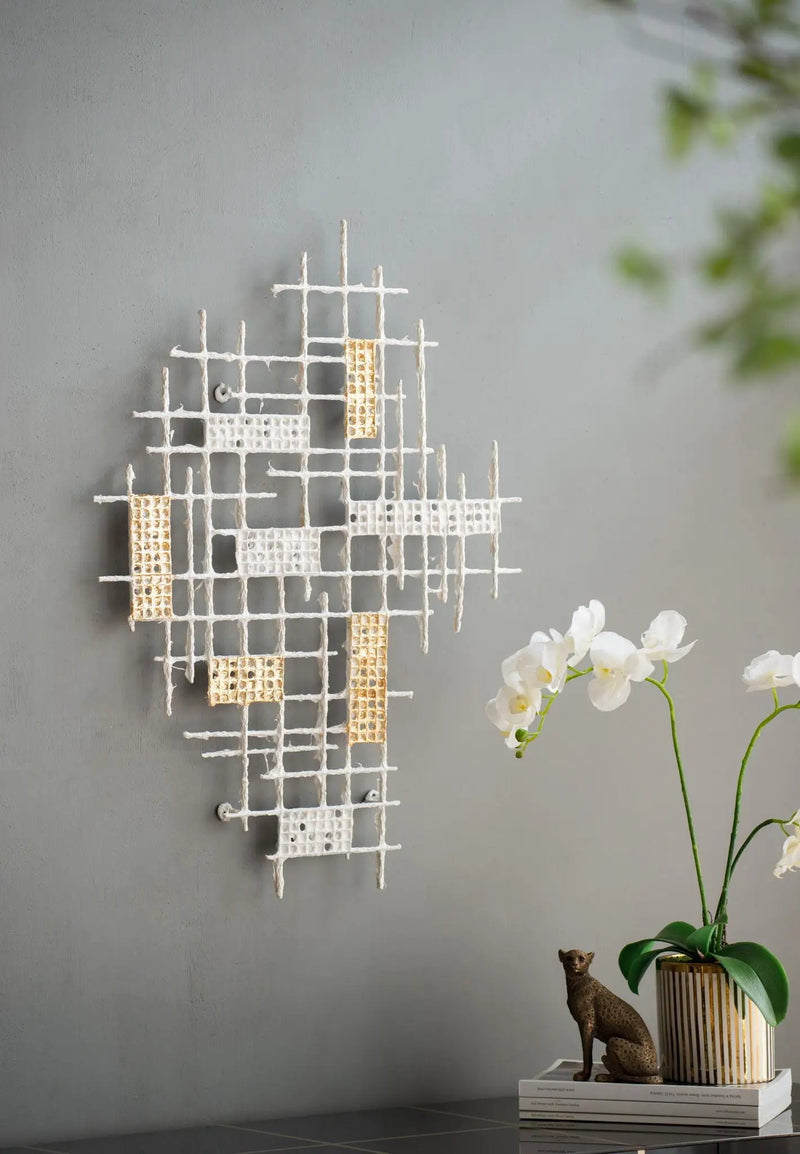 Wall Decor - White / Gold by HouseOfZazla