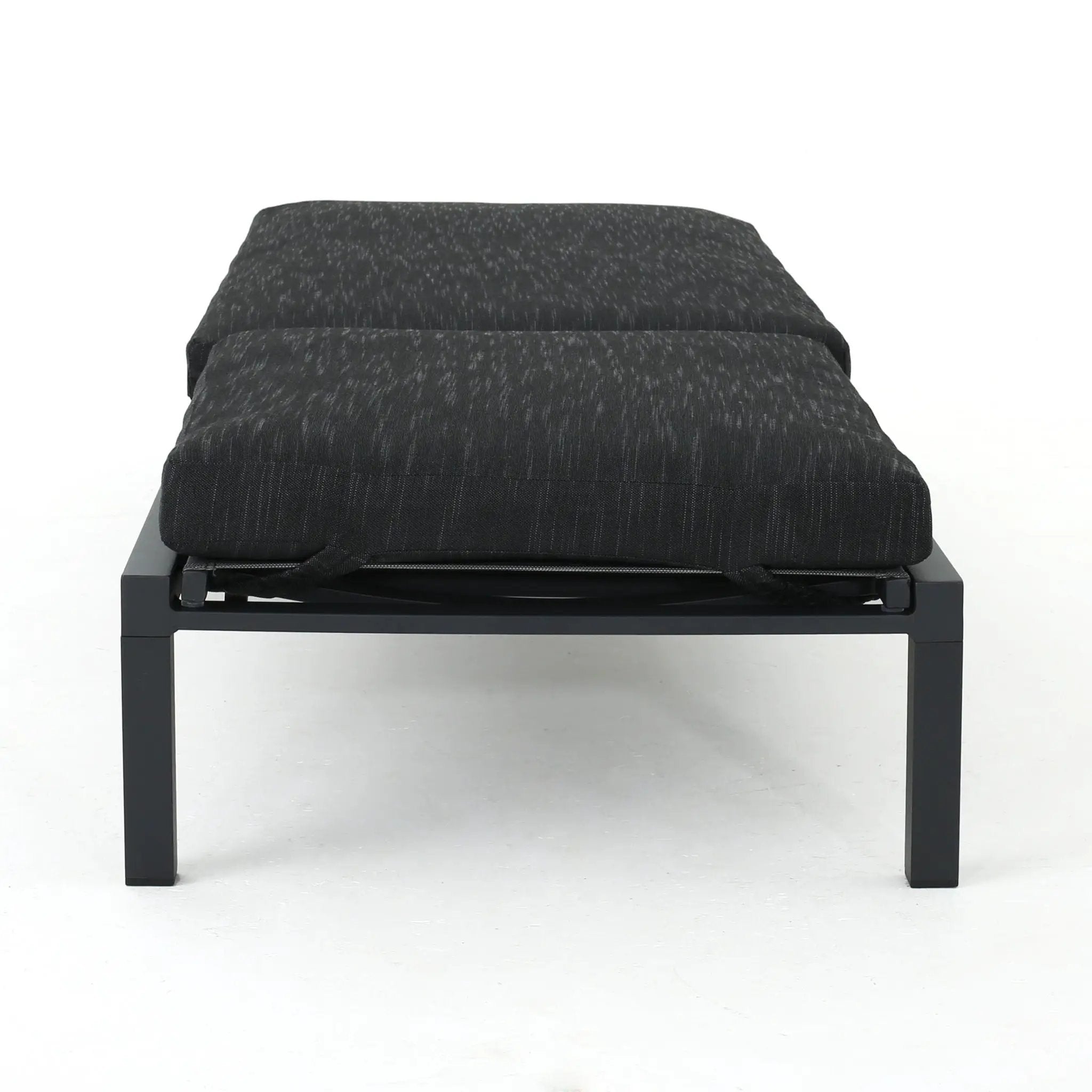 Modern Chaise Lounge With Water Resistant Fabric Cushions by HouseOfZazla