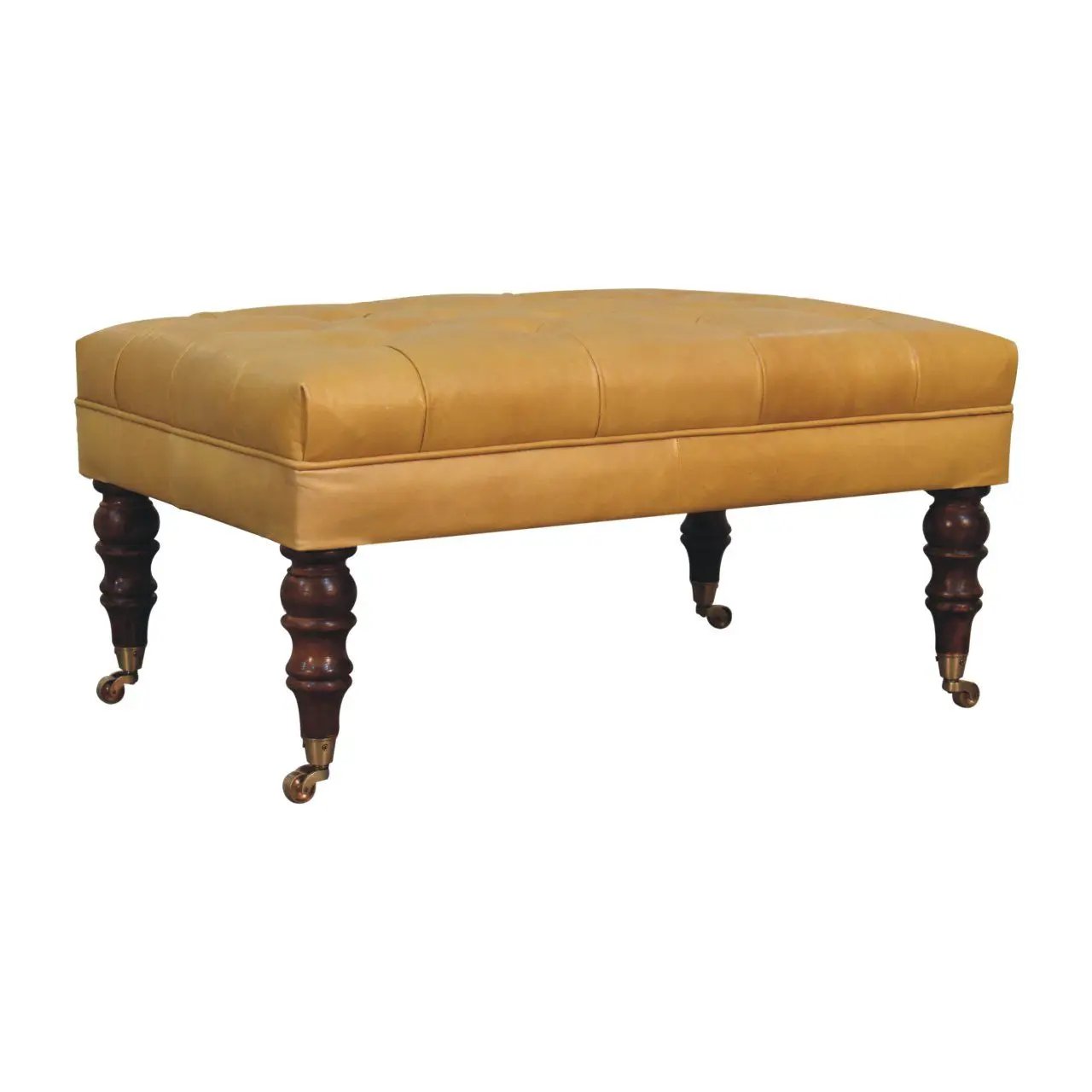 Buffalo - Ottoman With Castor Legs by Unique Piece Furniture